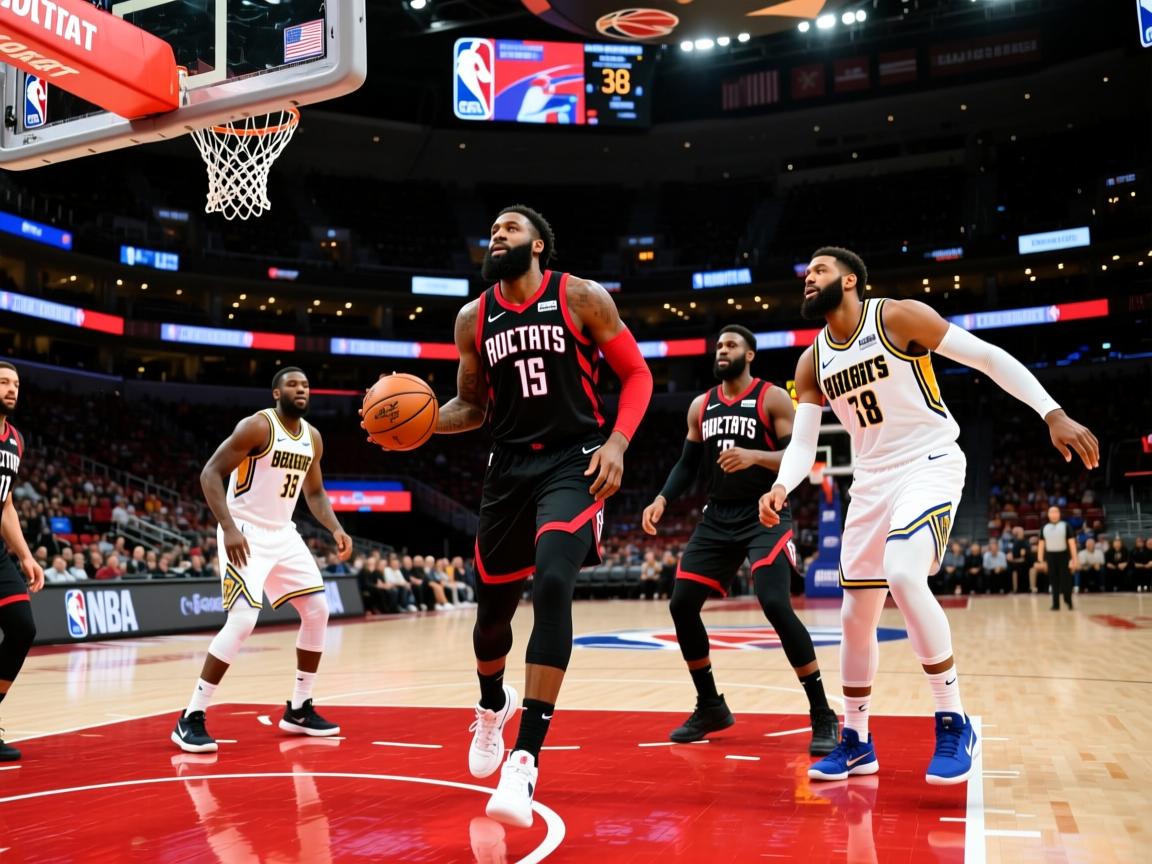 火箭队力克掘金队，哈登独得38分